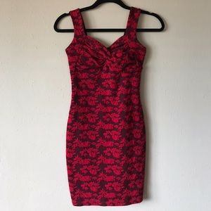 Formfitting Red Dress